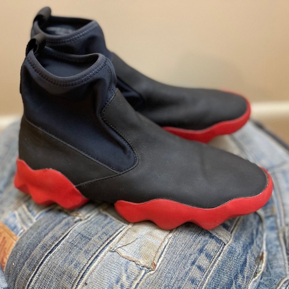 CAMPER 'Dub Sneakers' Black Pull On Ankle Boots Sz 38 Us 7